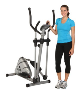 #3 Best Elliptical-Exerpeutic Heavy Duty Magnetic Elliptical Trainer with Pulse