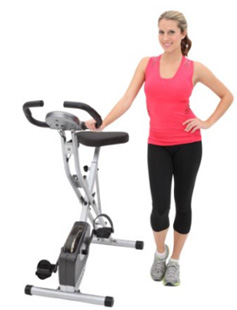 Exercise Bike Reviews #1 exerpeutic folding upright
