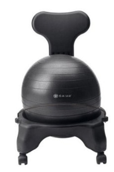 #3 Balance Balls-Gaiam Balance Ball chair